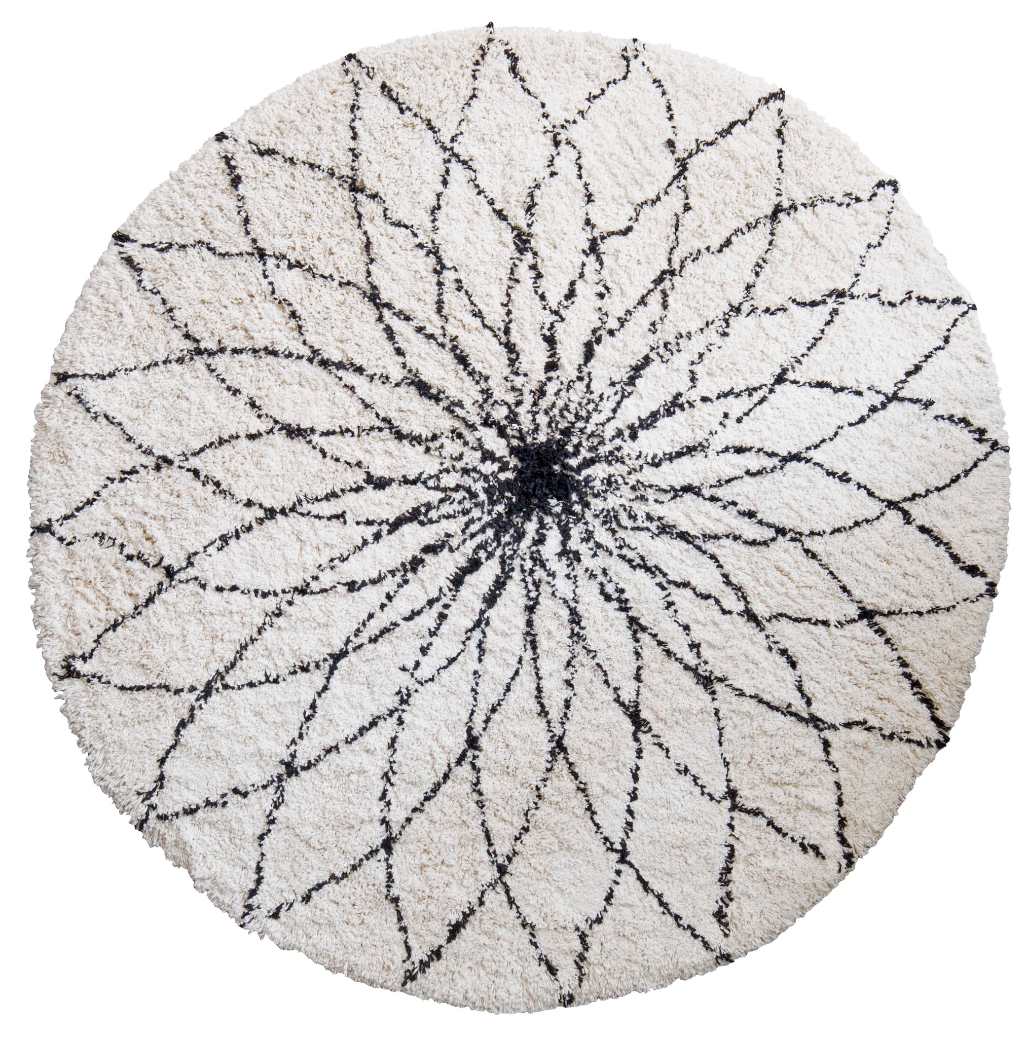 Flower power, vloerkleed, Ø110 cm