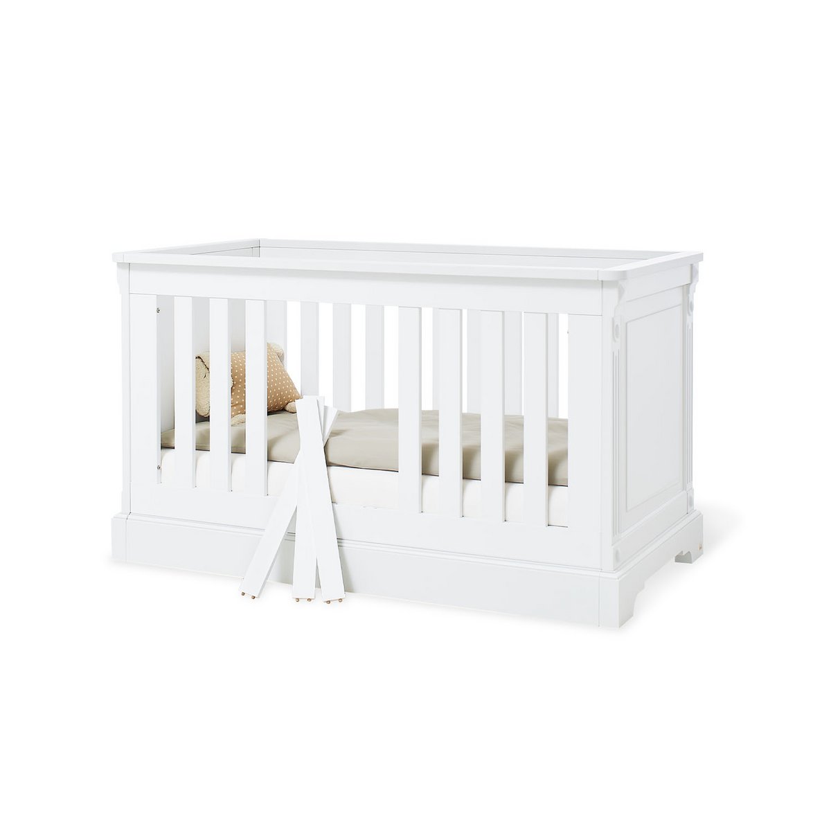 Kinderkamer meubelset 4 delig Emilia hout wit
