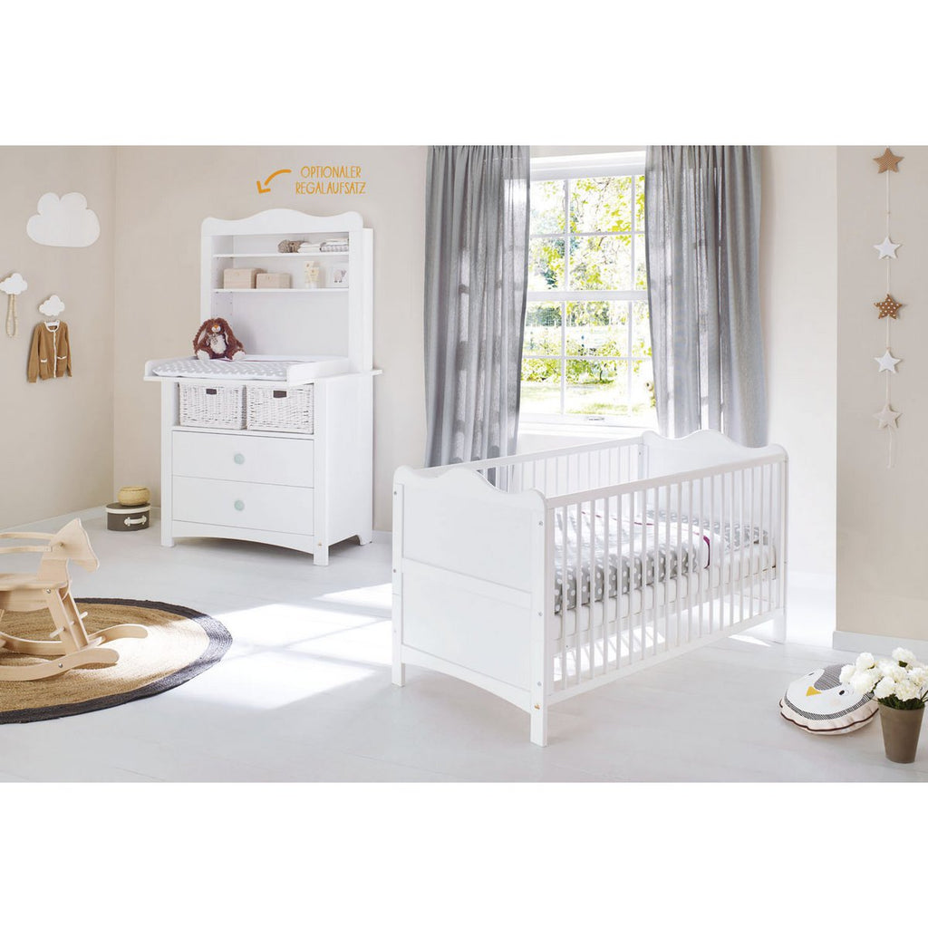 Kinderkamer meubelset 3 delig Florentina hout wit