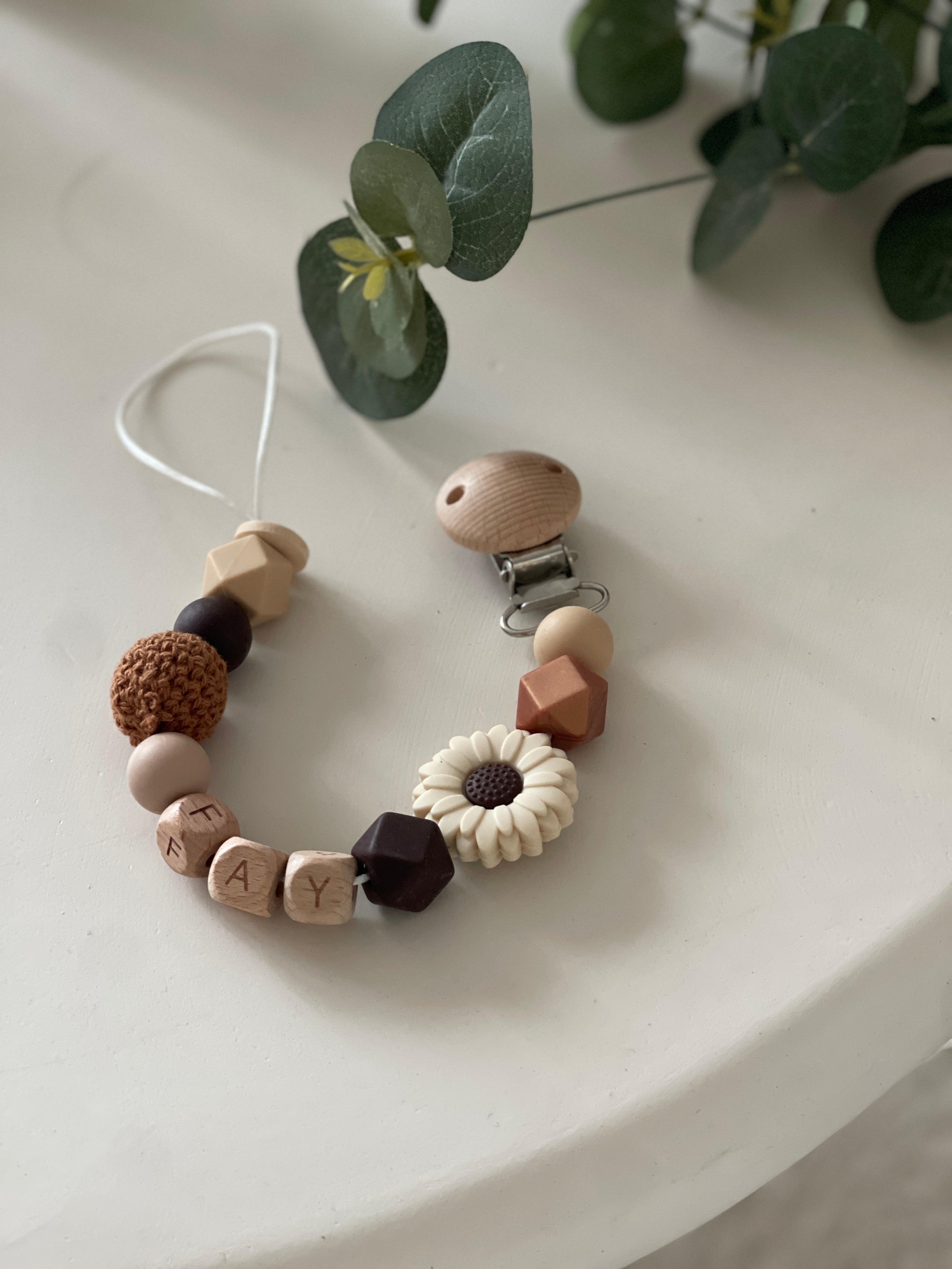 Speenkoord met naam - Fay