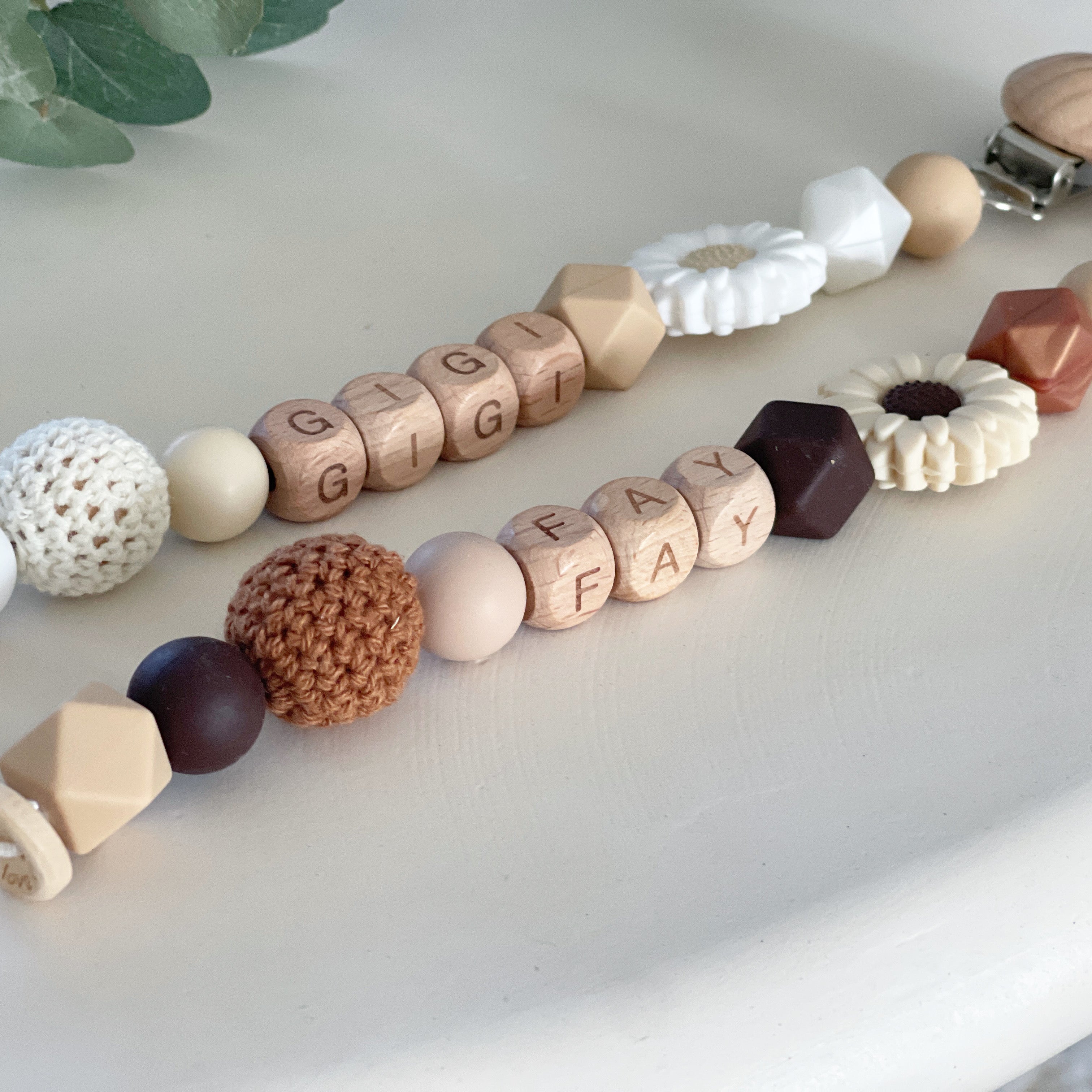 Speenkoord met naam - Fay