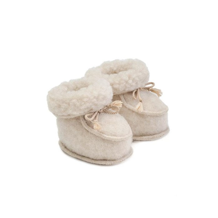 Merinowol baby slofjes 12-18 maanden