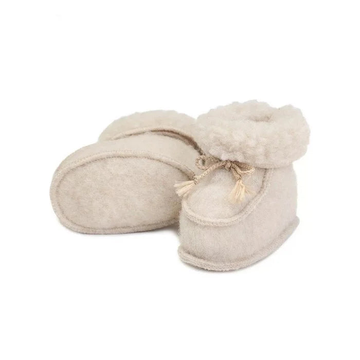 Merinowol baby slofjes 12-18 maanden