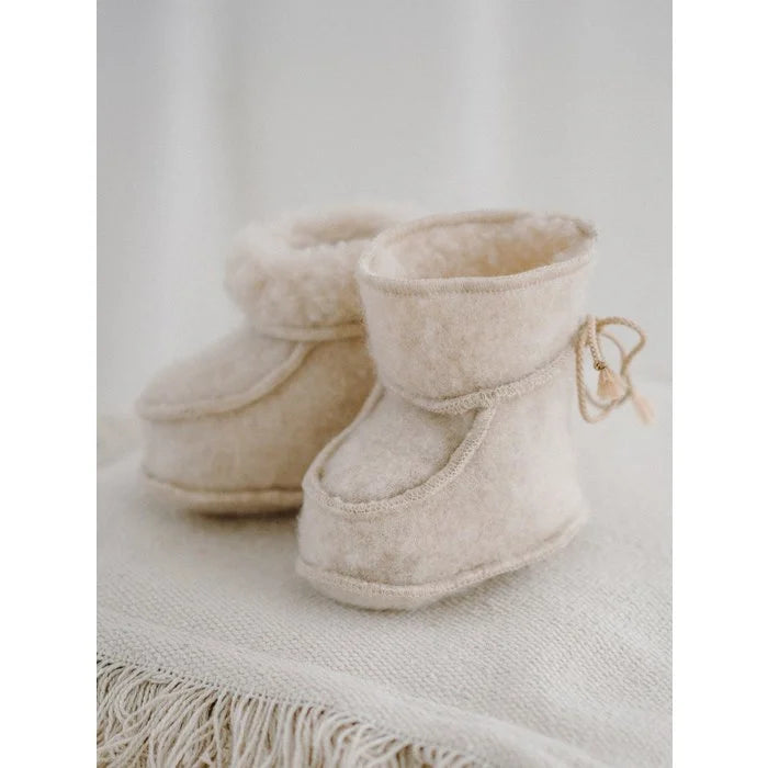 Merinowol baby slofjes 12-18 maanden