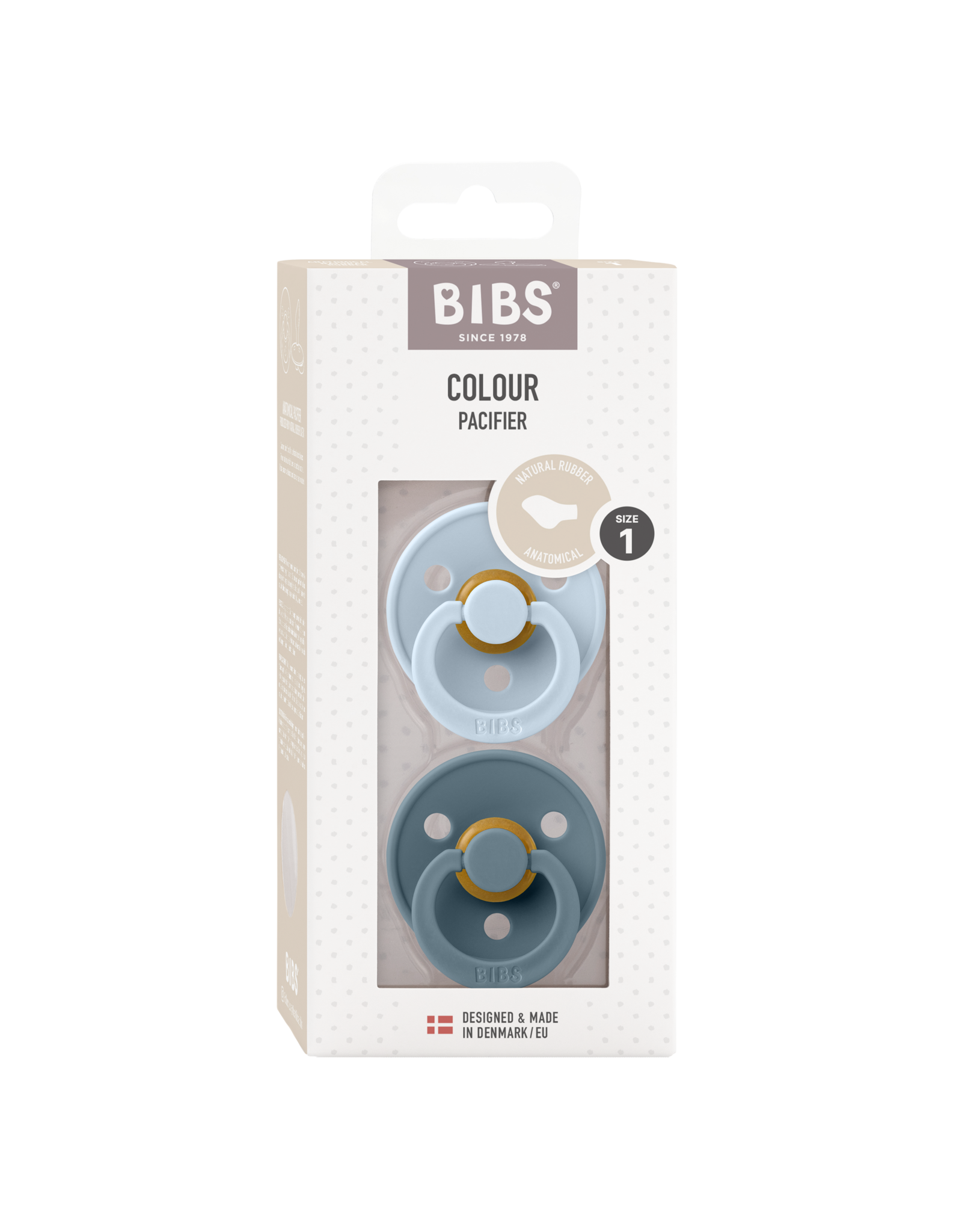 Bibs Colour maat 1 Babyblue/Petrol 2 pack