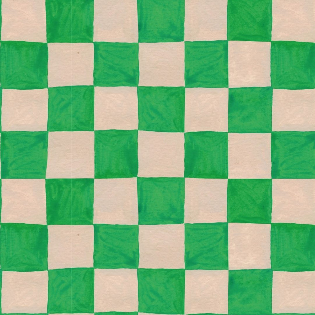 Kinderbehang Meet me at the Wall - Square blocks green - Aniek Bartels