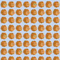 Kinderbehang Meet me at the Wall - Lion head - Blue - Aniek Bartels