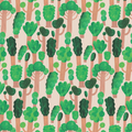 Behangstaal Meet me at the Wall - Trees - Pale pink - Aniek Bartels