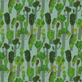 Behangstaal Meet me at the Wall - Trees - Sky Blue - Aniek Bartels