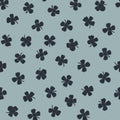 Behang Meet me at the Wall - Lucky Clover - Blue - Joëlle Wehkamp