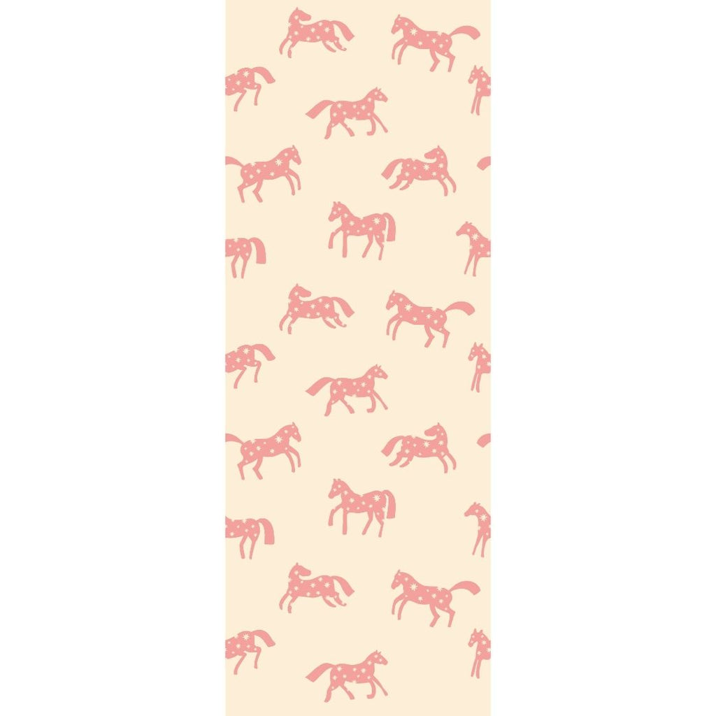 Behangstaal Meet me at the Wall - Magic Horses - Creme - Joëlle Wehkamp