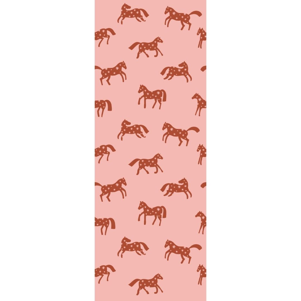 Behang Meet me at the Wall - Magic Horses - Pink - Joëlle Wehkamp