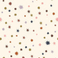 Behangstaal Meet me at the Wall - Starry Night - Multicolor - Joëlle Wehkamp