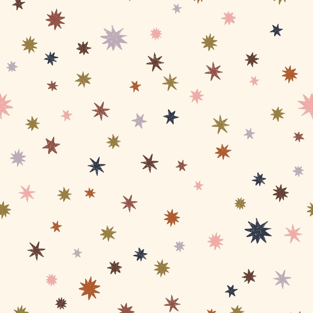 Kinderbehang Meet me at the Wall - Starry Night - Multicolor - Joëlle Wehkamp