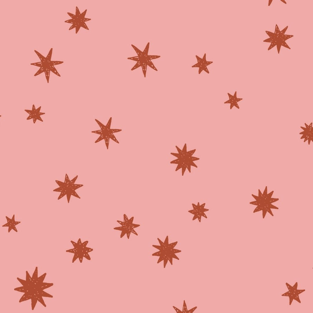 Kinderbehang Meet me at the Wall - Starry Night - Pink - Joëlle Wehkamp