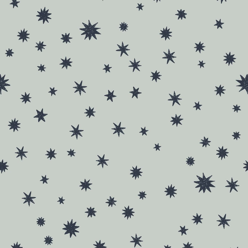 Behangstaal Meet me at the Wall - Starry Night - Light blue - Joëlle Wehkamp