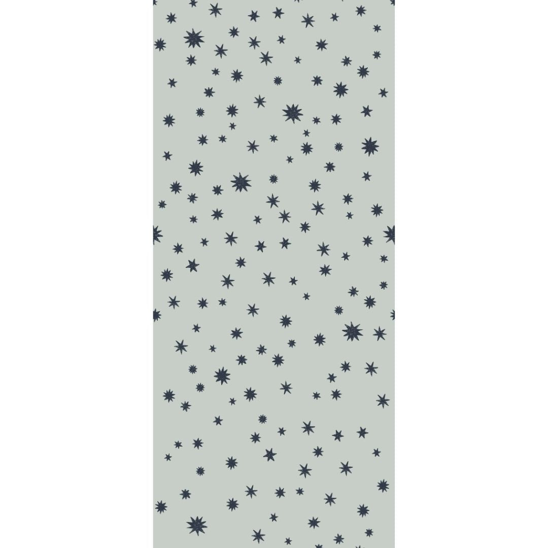 Behangstaal Meet me at the Wall - Starry Night - Light blue - Joëlle Wehkamp