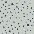 Kinderbehang Meet me at the Wall - Starry Night - Light blue - Joëlle Wehkamp