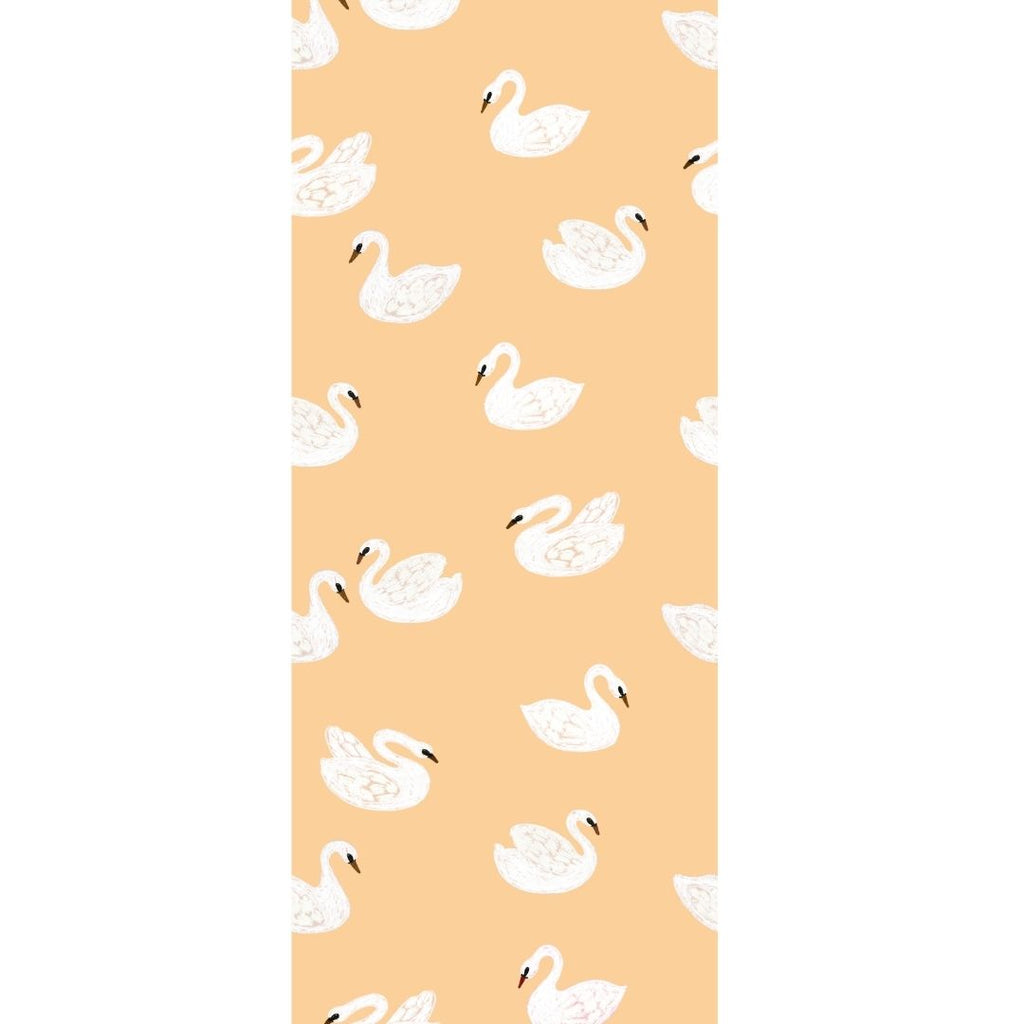 Behangstaal Meet me at the Wall - Swans - Buttercup - Joëlle Wehkamp