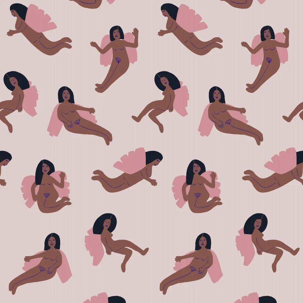 Behang Meet Me at the Wall -  Womanhood Soft Pink  - Natural Noord