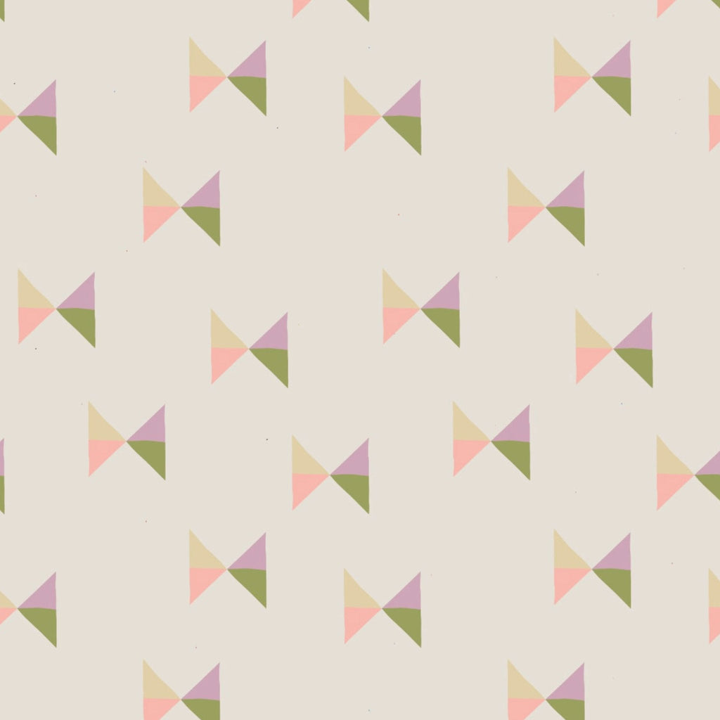 Behang Meet Me at the Wall - Bowie Tie Pastels - Carolien Baudoin