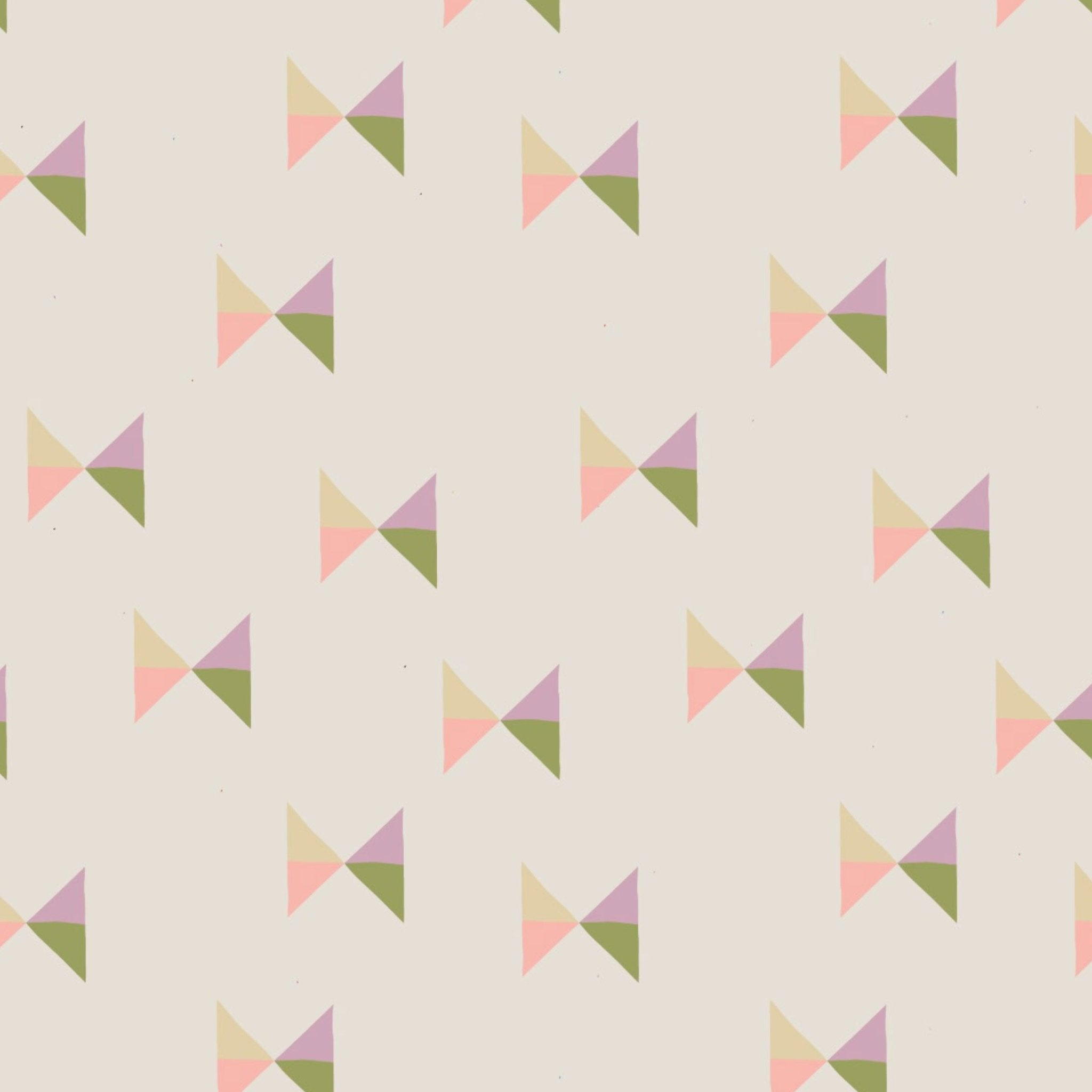 Behang Meet Me at the Wall - Bowie Tie Pastels - Carolien Baudoin