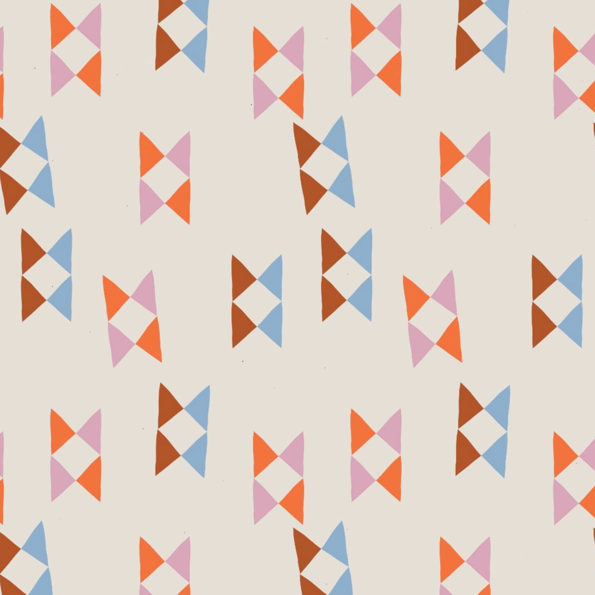 Behang Meet Me at the Wall - Wow Bow Uni - Carolien Baudoin