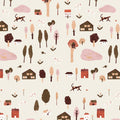 Behang Meet Me at the Wall - Village Sand - Lotte Dirks