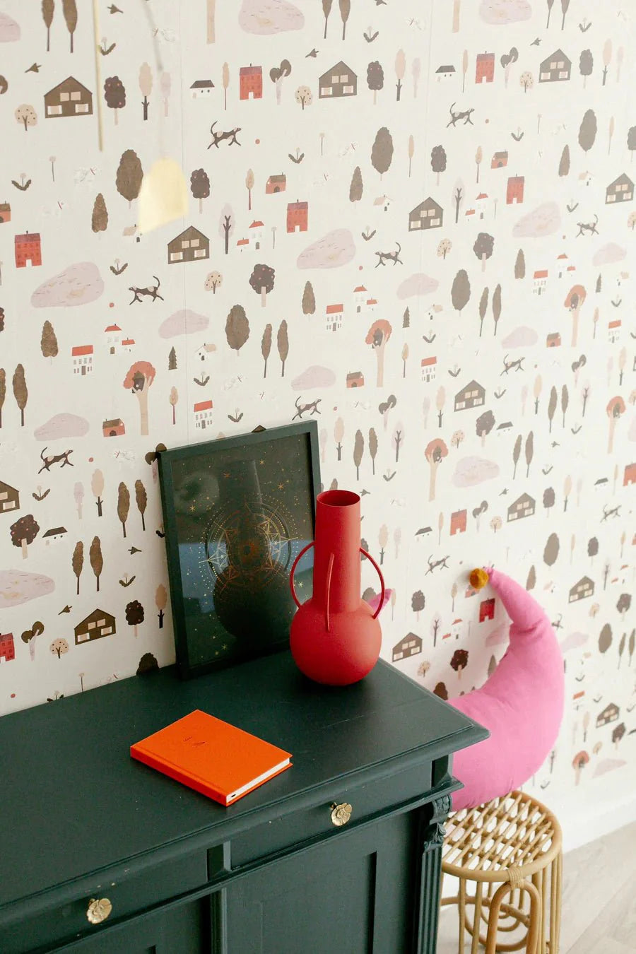 Behang Meet Me at the Wall - Village Sand - Lotte Dirks