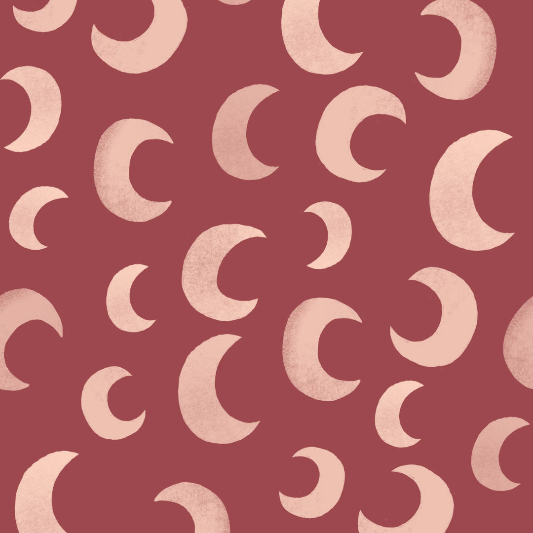 Behang Meet Me at the Wall - Moon Rhubarb - Aniek Bartels