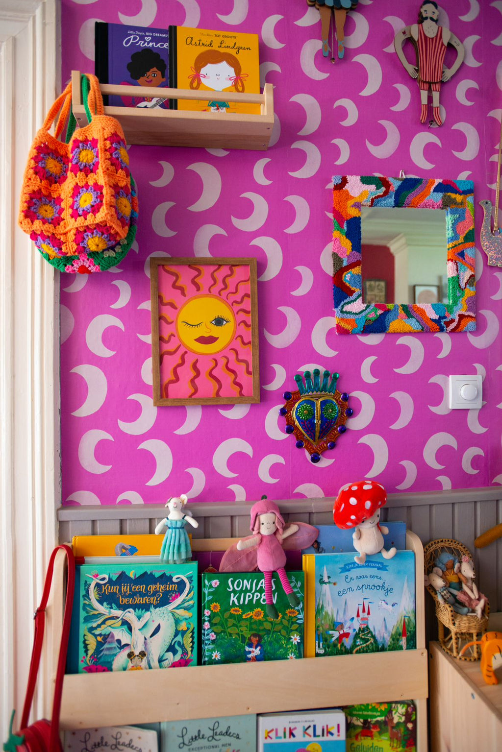 Behangstaal Meet Me at the Wall - Pink POP - Aniek Bartels