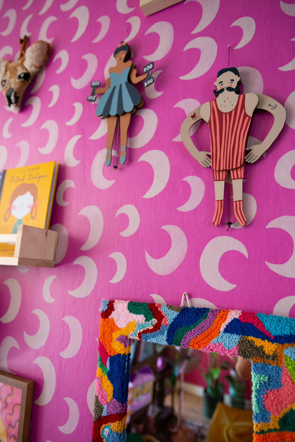 Behangstaal Meet Me at the Wall - Pink POP - Aniek Bartels