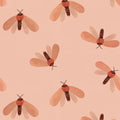 Behangstaal Meet Me at the Wall - Moth Natural - Aniek Bartels