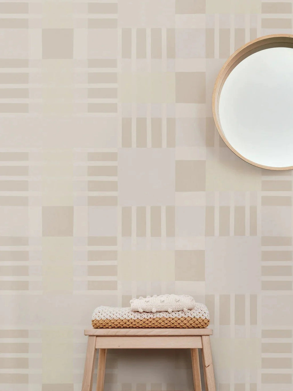 Behangstaal Meet Me at the Wall -  Blocks Gray - Sabine van Vessem