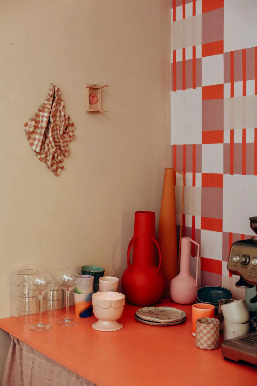 Behangstaal Meet Me at the Wall -  Blocks Two Tone - Sabine van Vessem