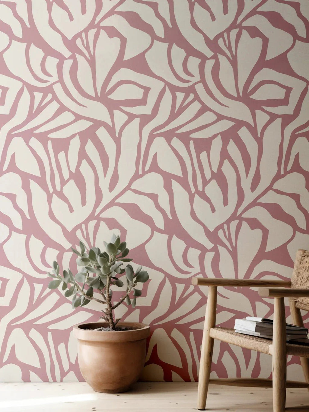 Behangstaal Meet Me at the Wall - Flow Mauve - Sabine van Vessem