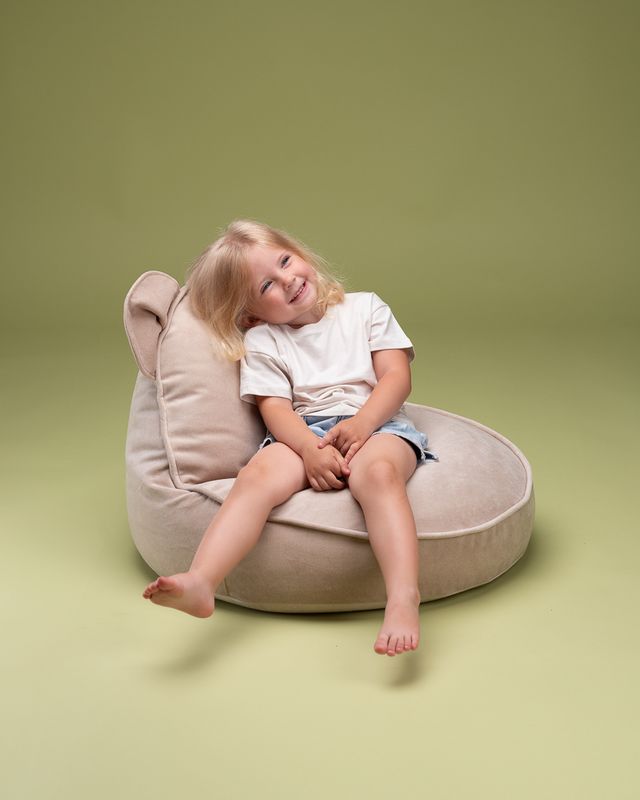Wigiwama Bear Beanbag - Beige