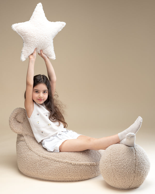 Wigiwama Bear Beanbag - Teddy beige