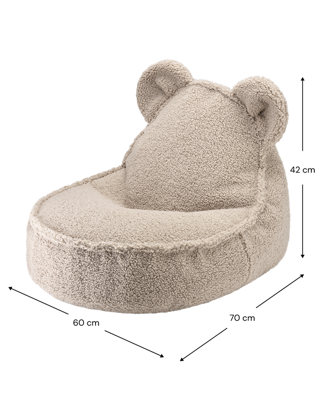 Wigiwama Bear Beanbag - Teddy beige