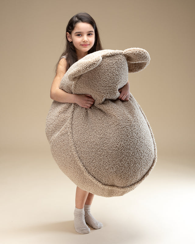 Wigiwama Bear Beanbag - Teddy beige