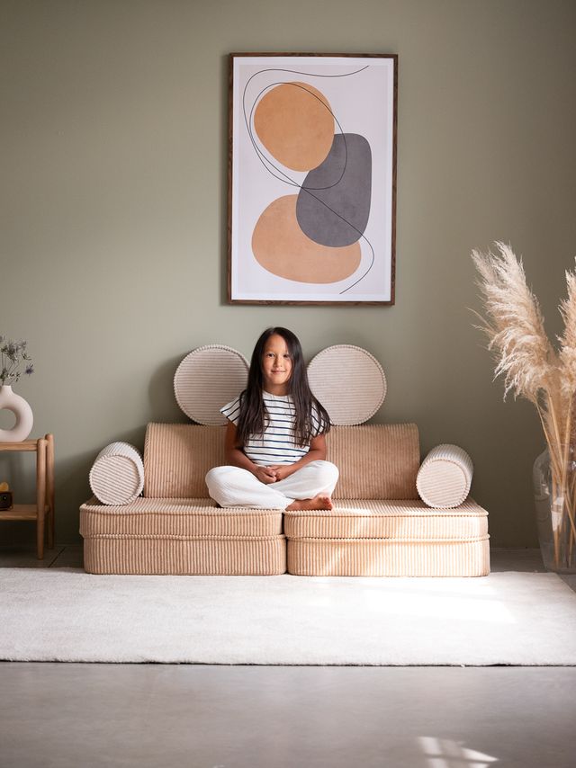 Wigiwama Settee - Corduroy Brown