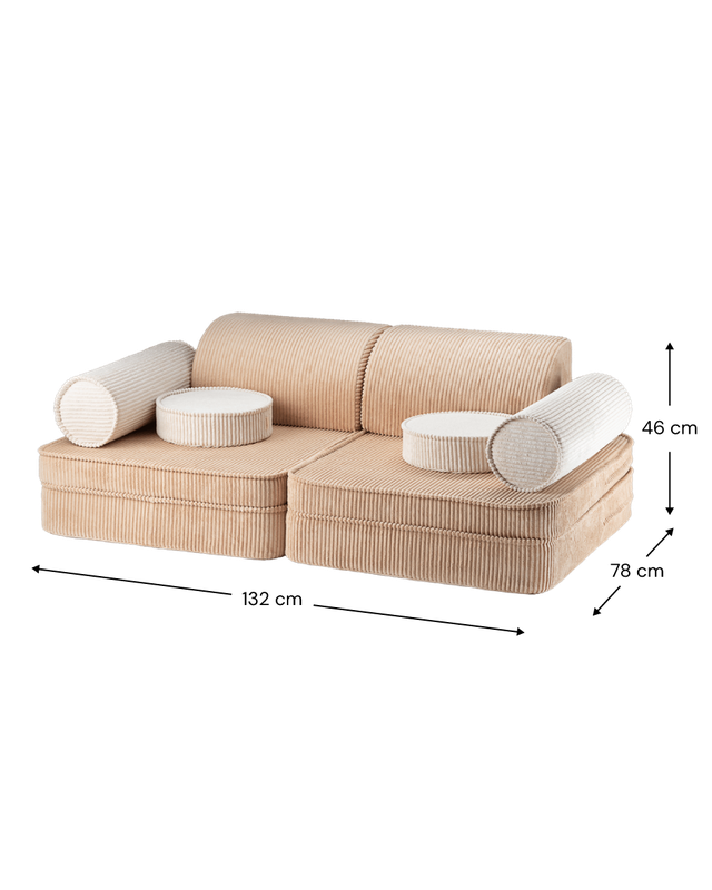 Wigiwama Settee - Corduroy Brown