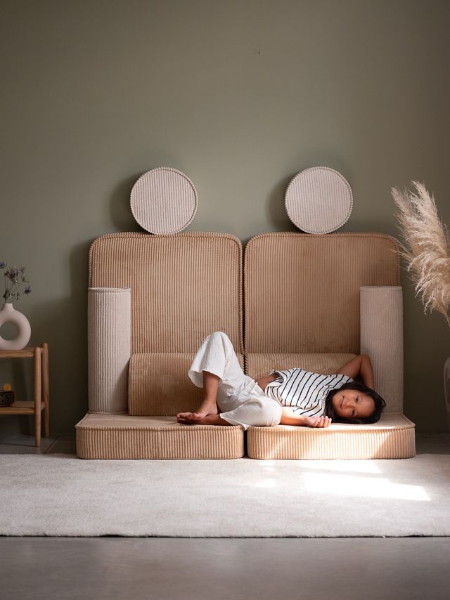 Wigiwama Settee - Corduroy Brown