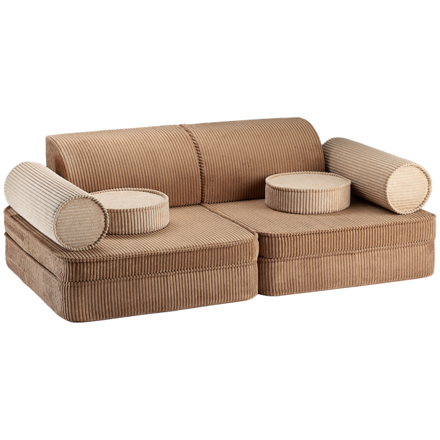 Wigiwama Settee - Camel/brown