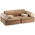 Wigiwama Settee - Camel/brown