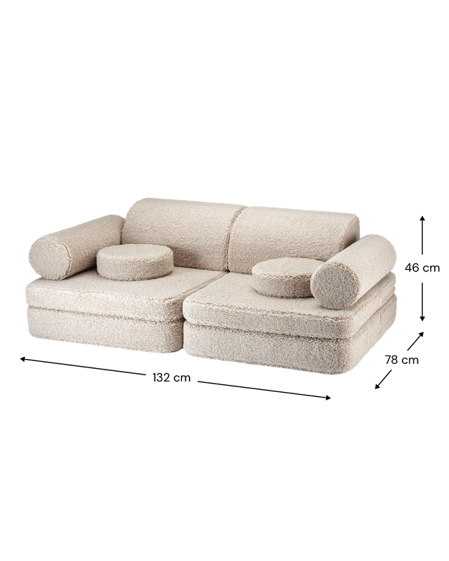Wigiwama Settee - Teddy Beige