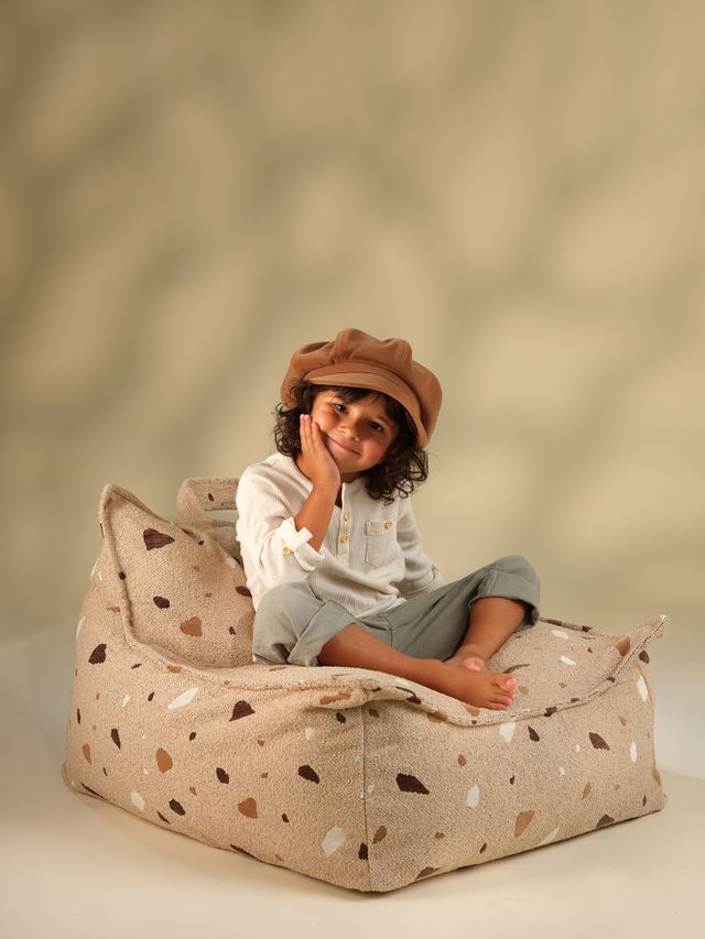 Wigiwama Terrazzo Beanbag Chair - Brown