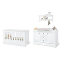 Kinderkamer meubelset 3 delig Emilia hout wit