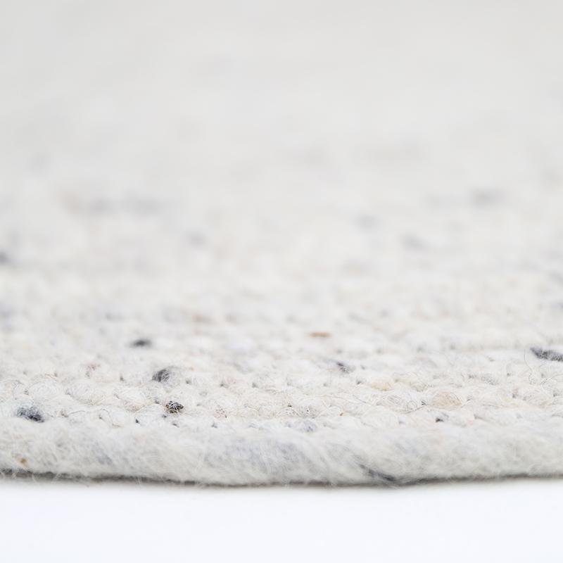 NEETHU NATURAL L vilten wollen vloerkleed