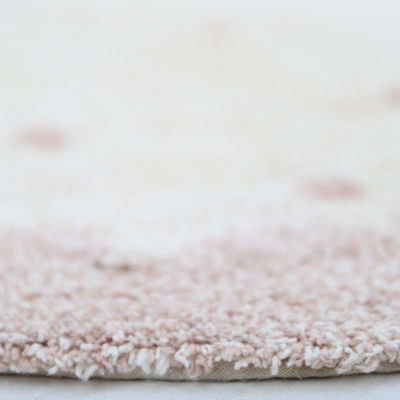 MALLEN rond kinderkleed met stippen